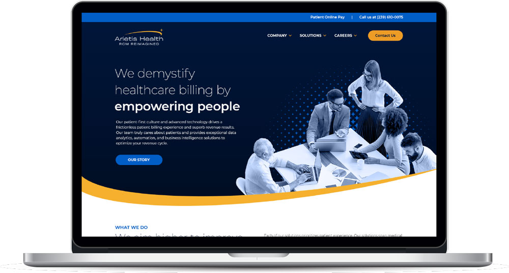 Arietis Health Website