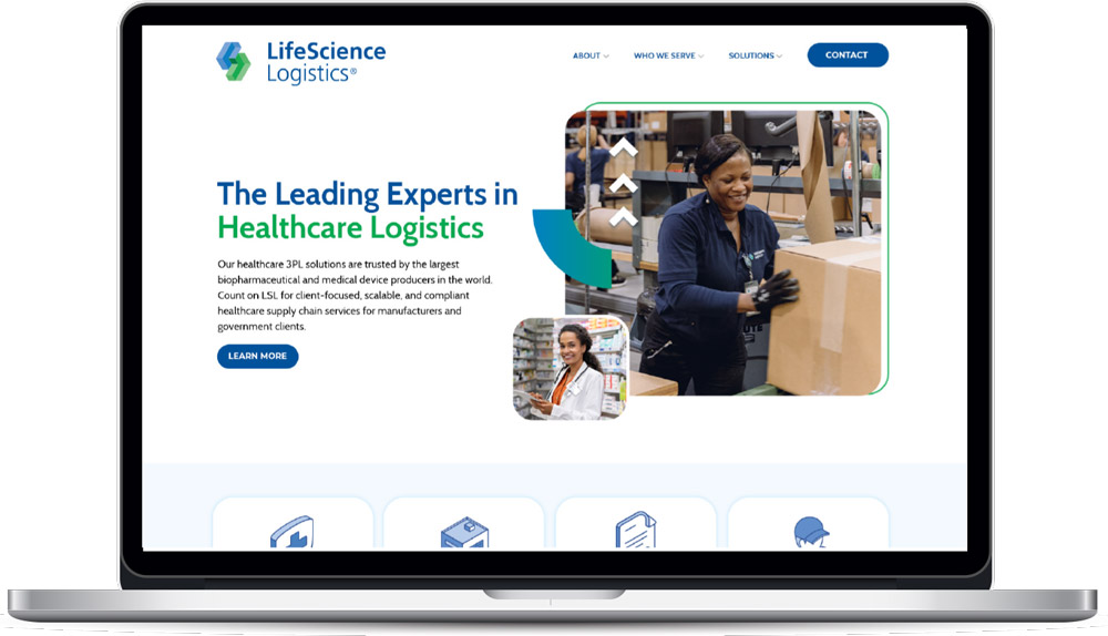 Life Science Logistics Website
