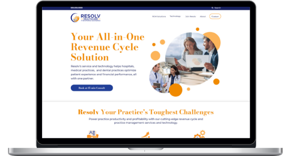 Resolv Healthcare Website